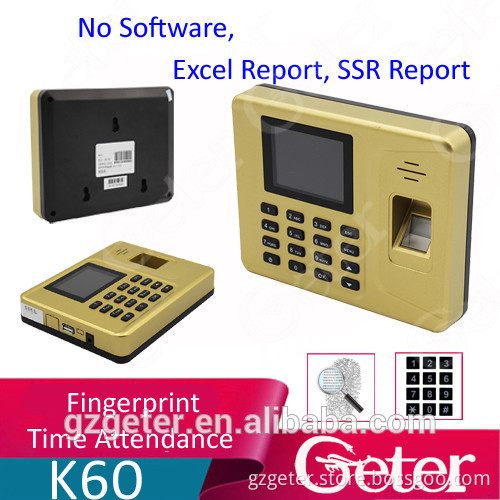 2.8 Color TFT LCD 65000 real color fingerprint time clock